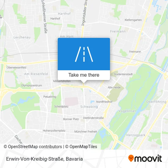 Карта Erwin-Von-Kreibig-Straße