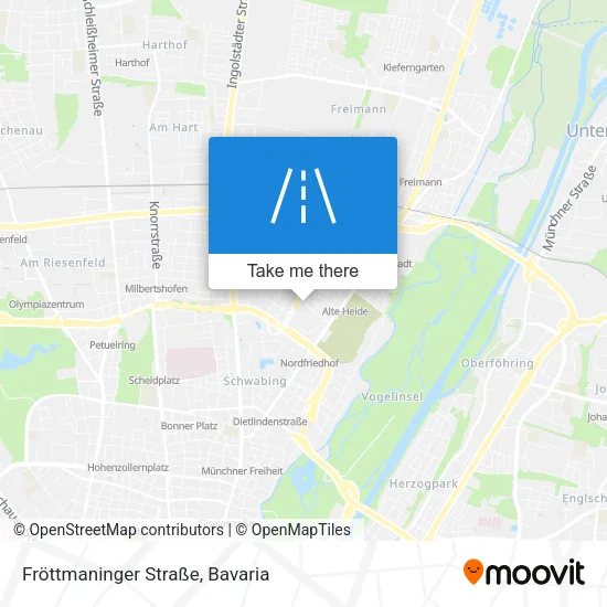 Карта Fröttmaninger Straße