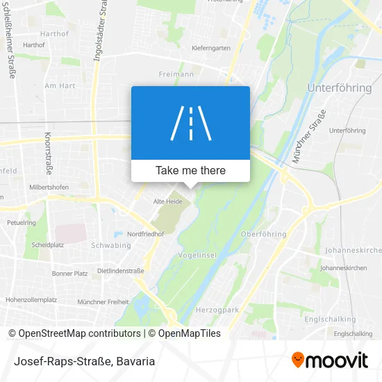 Карта Josef-Raps-Straße