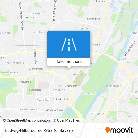 Карта Ludwig-Hilberseimer-Straße