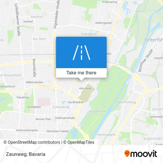 Карта Zaunweg