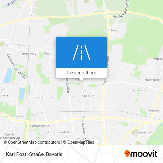 Карта Karl-Postl-Straße