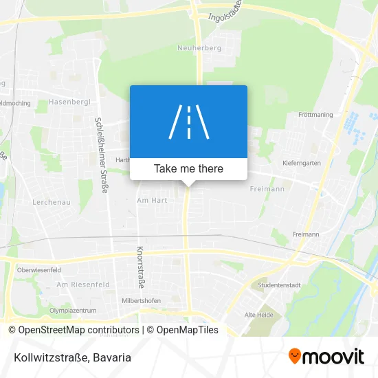 Карта Kollwitzstraße