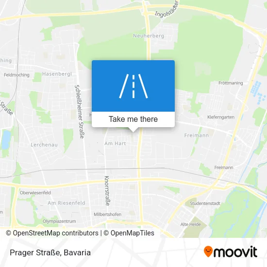 Карта Prager Straße