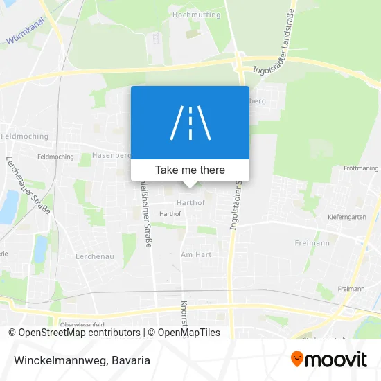 Карта Winckelmannweg