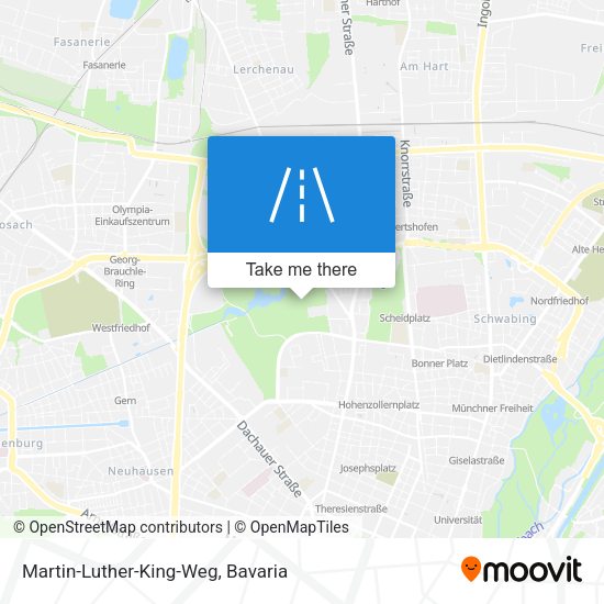 Martin-Luther-King-Weg map