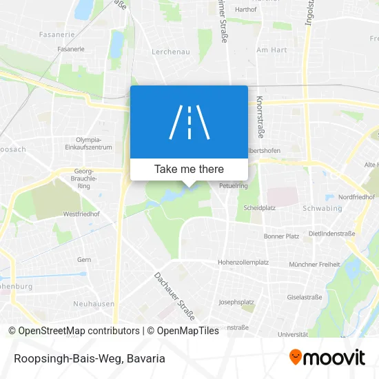 Карта Roopsingh-Bais-Weg