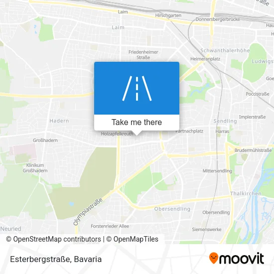 Карта Esterbergstraße