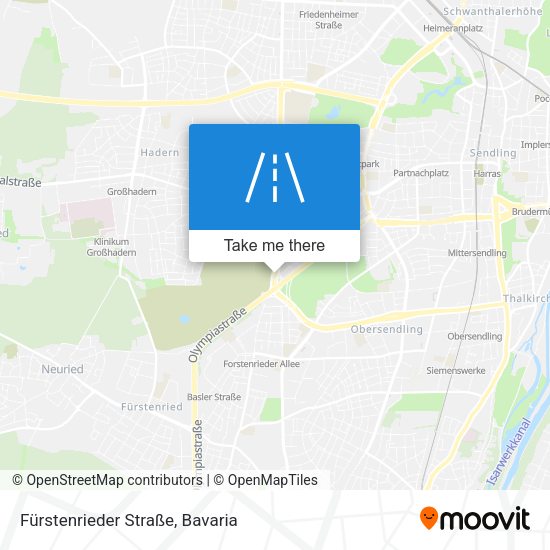 Fürstenrieder Straße map
