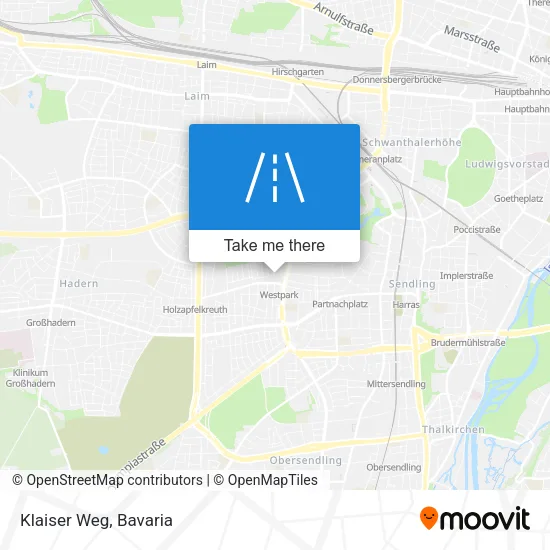 Карта Klaiser Weg