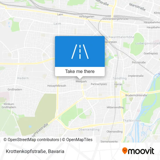 Карта Krottenkopfstraße