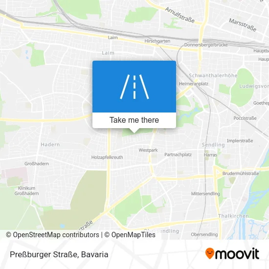 Карта Preßburger Straße