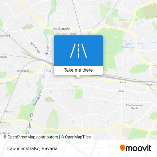 Карта Traunseestraße