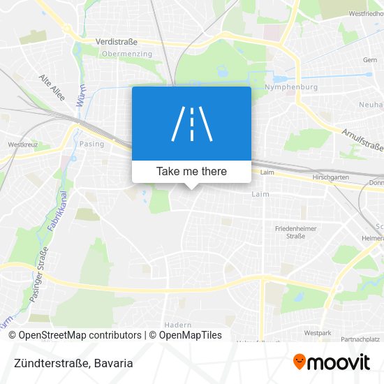 Zündterstraße map