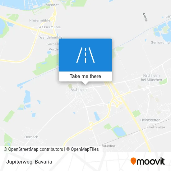 Jupiterweg map