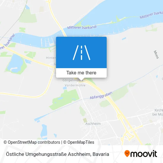 Карта Östliche Umgehungsstraße Aschheim