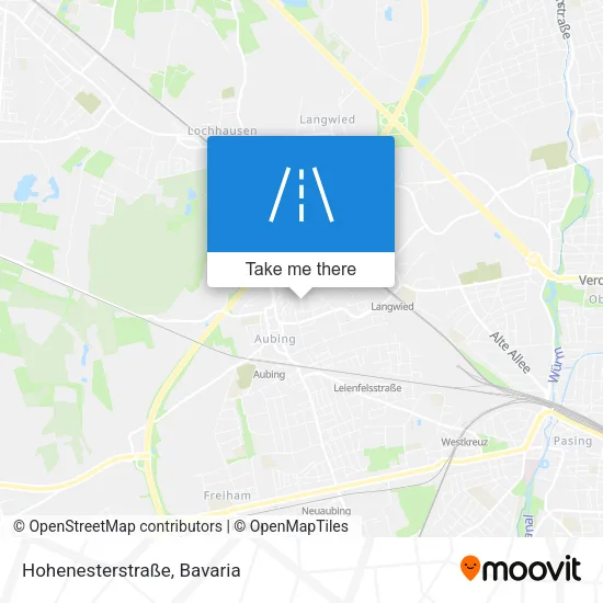 Карта Hohenesterstraße