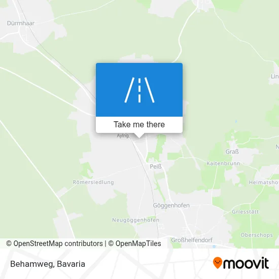 Behamweg map