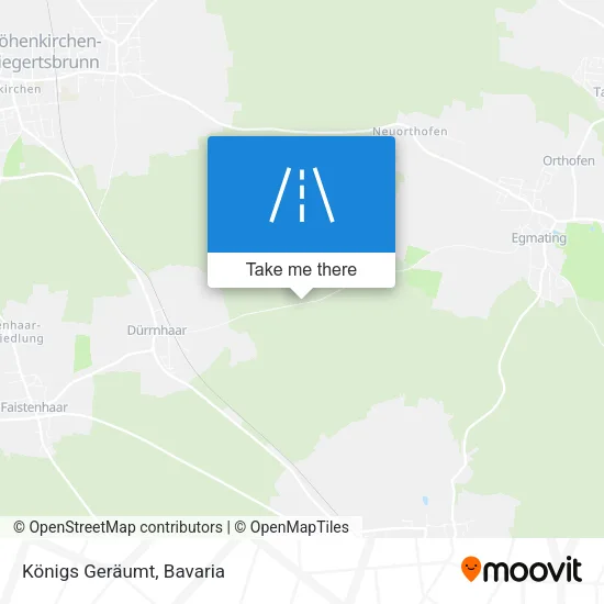 Карта Königs Geräumt