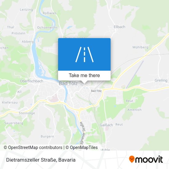 Dietramszeller Straße map