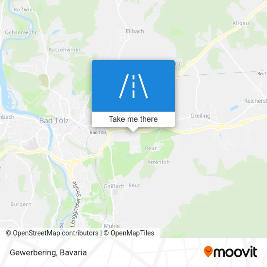 Карта Gewerbering