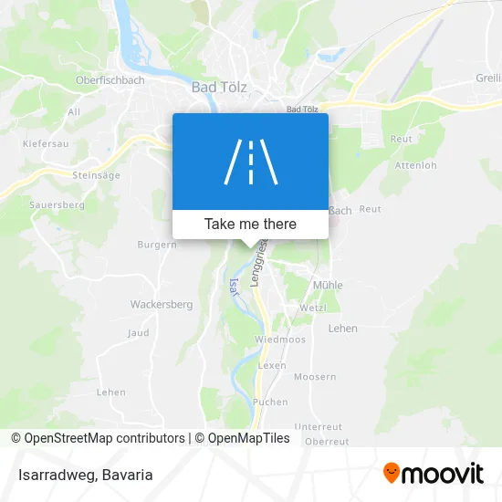 Isarradweg map