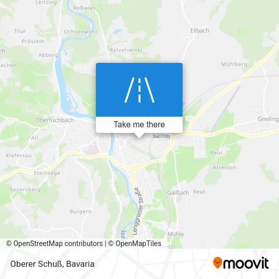 Карта Oberer Schuß