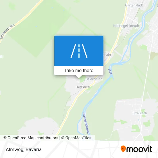 Карта Almweg