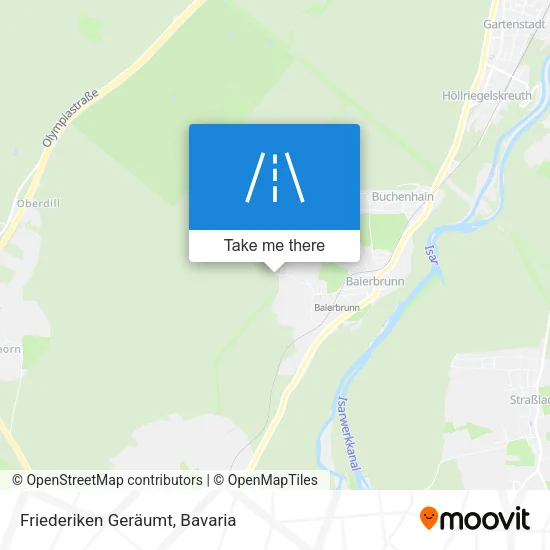 Friederiken Geräumt map