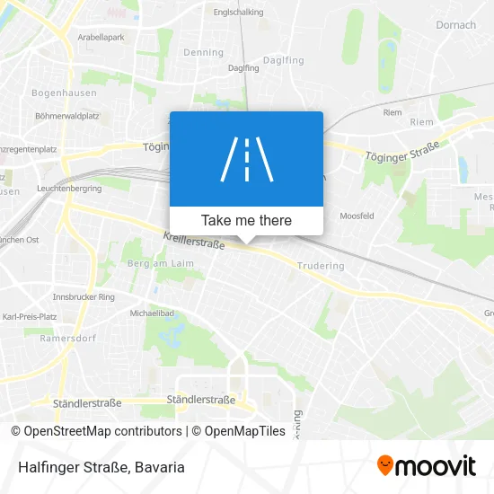 Карта Halfinger Straße