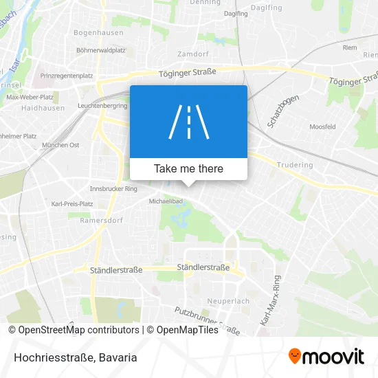 Hochriesstraße map