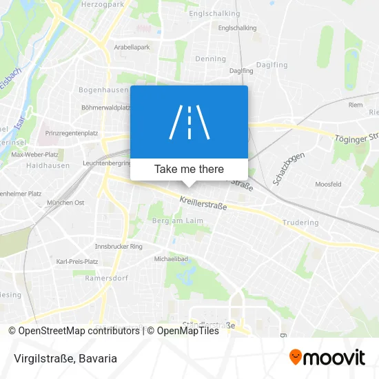 Карта Virgilstraße