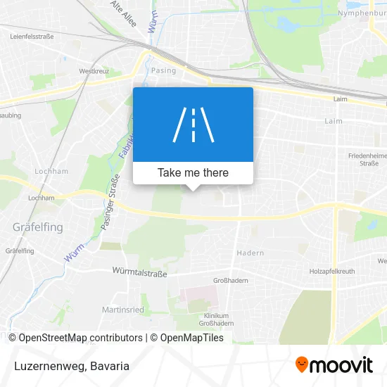 Карта Luzernenweg