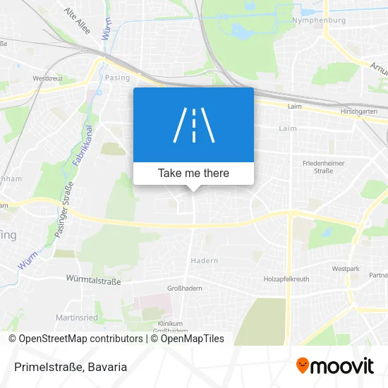 Primelstraße map