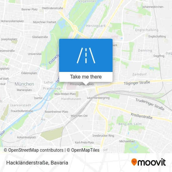 Карта Hackländerstraße