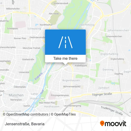 Jensenstraße map