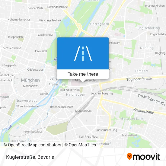 Карта Kuglerstraße