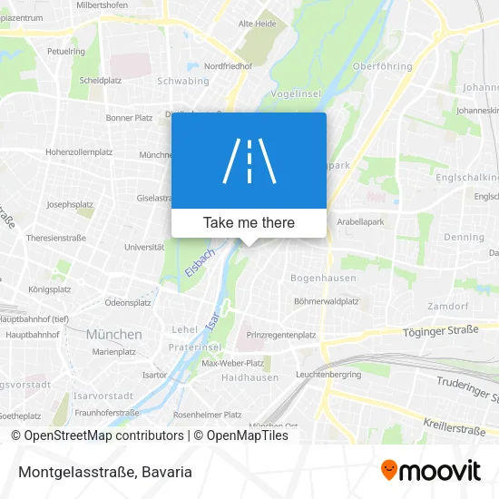 Карта Montgelasstraße