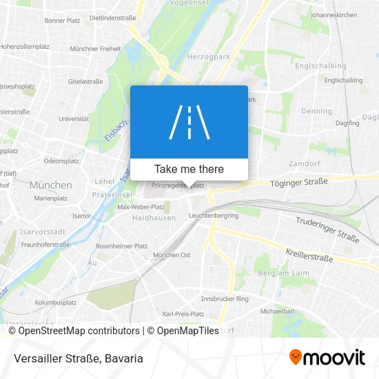 Карта Versailler Straße