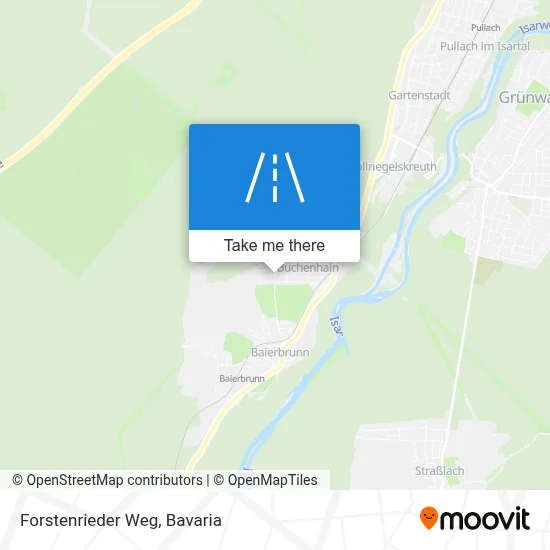 Forstenrieder Weg map