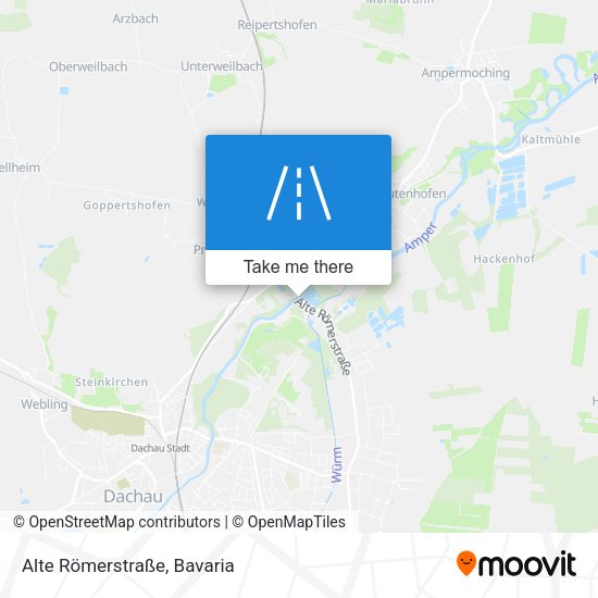 Alte Römerstraße map