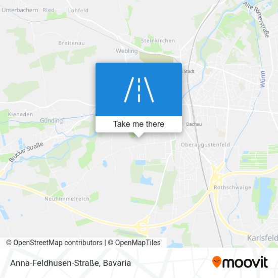 Anna-Feldhusen-Straße map