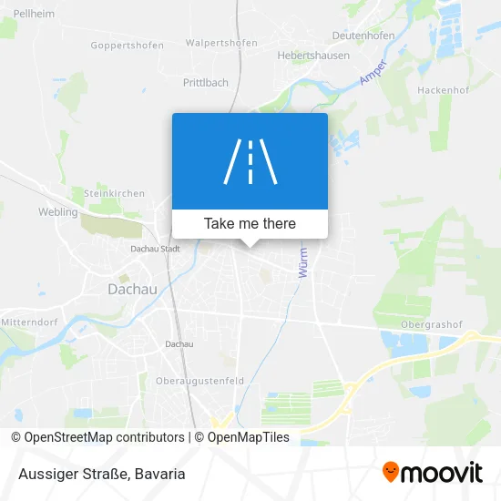 Карта Aussiger Straße