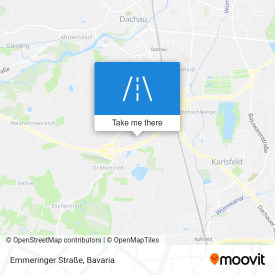 Emmeringer Straße map