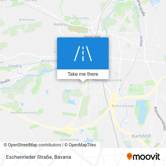 Eschenrieder Straße map
