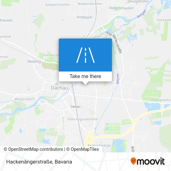 Hackenängerstraße map
