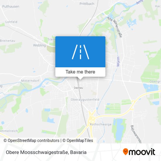 Obere Moosschwaigestraße map