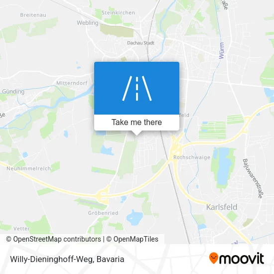 Willy-Dieninghoff-Weg map