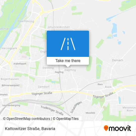 Карта Kattowitzer Straße