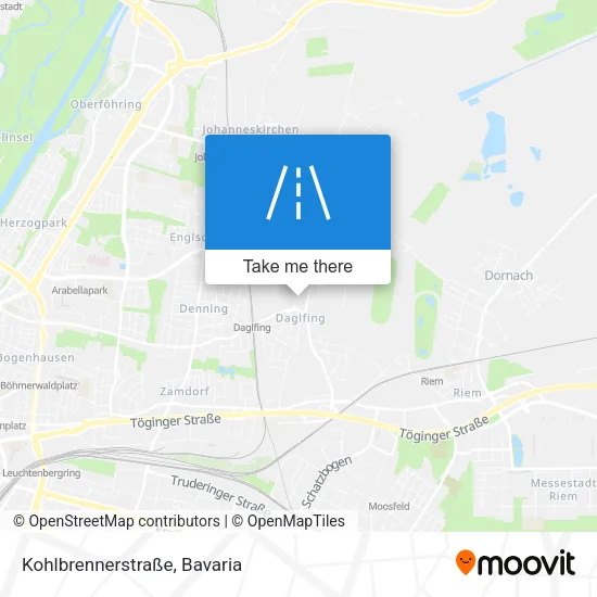 Карта Kohlbrennerstraße